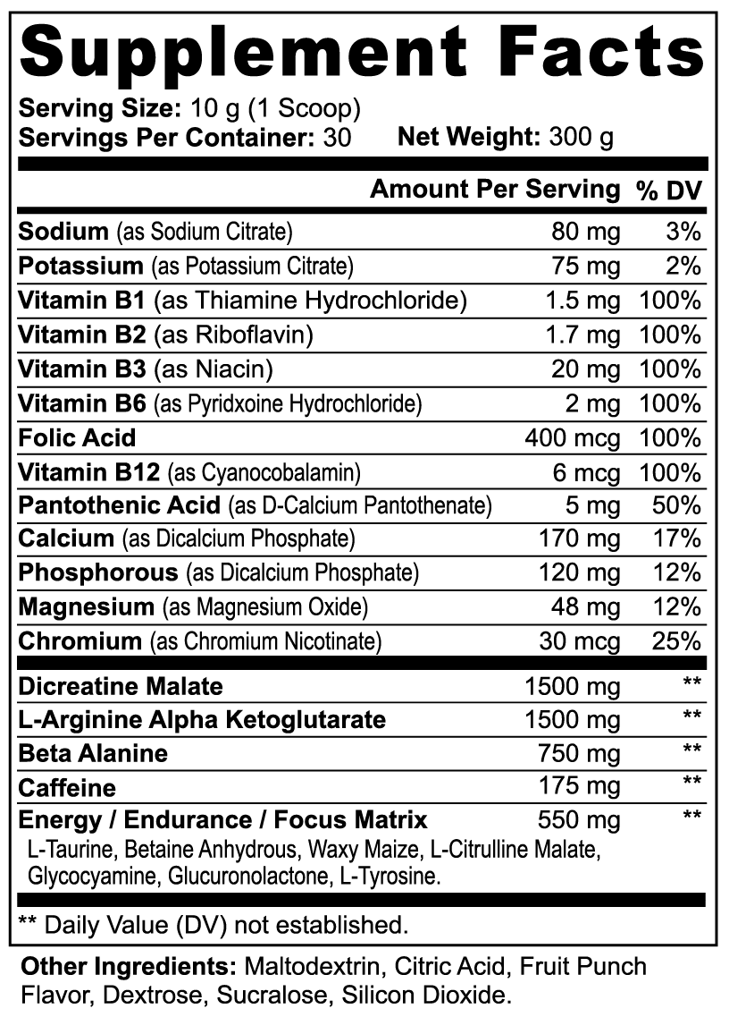 Vini Vidi Vici PreWorkout